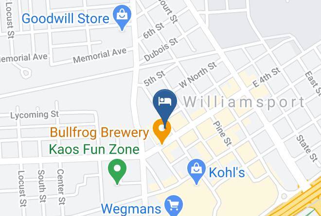 Lycoming - Genetti Hotel Surestay Collection By Best Western Maps