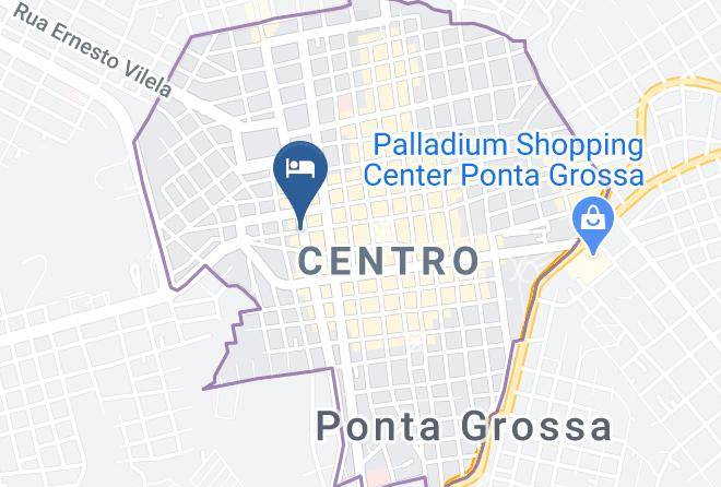 Ponta Grossa - Geneviee Palace Hotel Maps