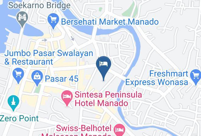 Kota Manado - Genio Hotel Manado Maps
