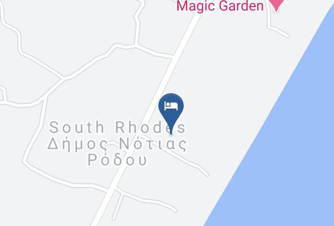 Dodecanese - Gennadi Grand Resort 5 Sterne Hotel Maps