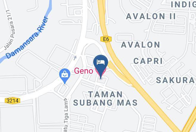 Petaling - Geno Hotel Maps