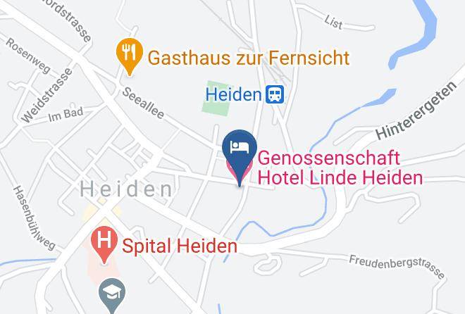 Genossenschaft Hotel Linde Heiden Map