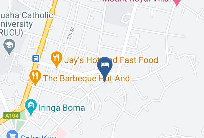 Iringa Urban - Gentle Hills Hotel Maps