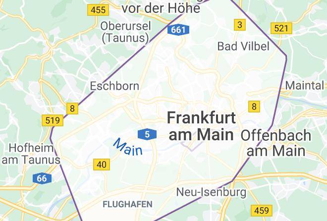 Frankfurt Am Main - Geo Pension Yes Maps