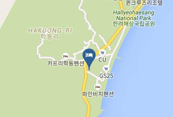 Geojesi - Geoje Hawall Condo Beach Hotel Maps