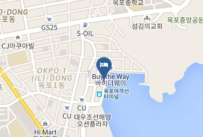 Geojesi - Geoje Ocean Hotel Maps