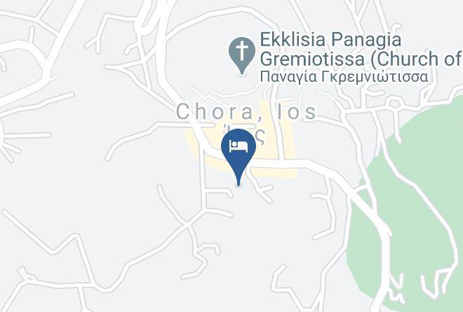 Thira - George And Irene Hotel Maps