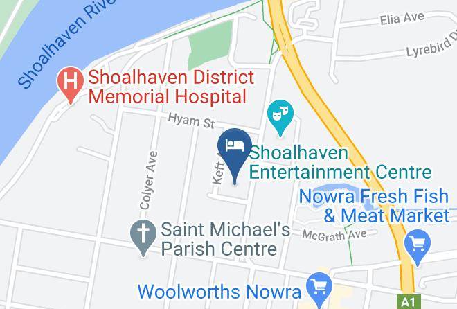 Shoalhaven - George Bass Motor Inn Maps