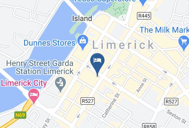 Limerick - George Hotel Limerick City Maps