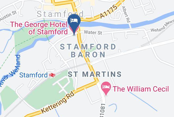 Lincs - The George Hotel Of Stamford Maps