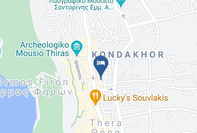 Thira - George & Joanna Suites Santorini Maps