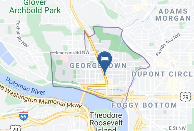 City Of Washington - The Georgetown Inn Maps