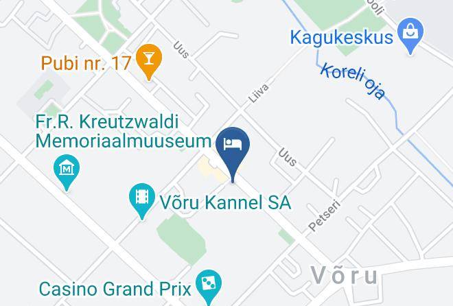 Voru Linn - Georgi Hotell Maps