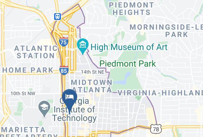 Georgia Tech Hotel And Conference Center Map