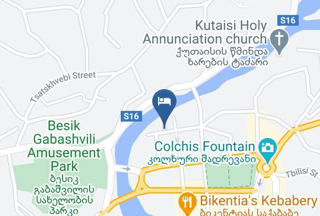 Kutaisi - Georgian Palace Hotel Maps