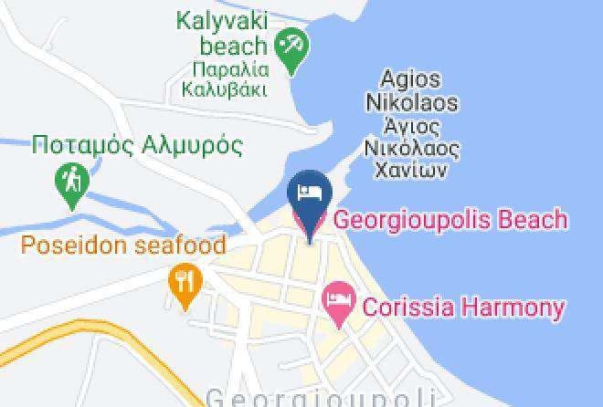 Khania - Georgioupolis Beach Hotel Maps