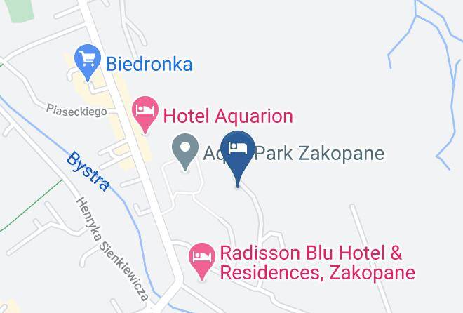 Geovita Zakopane Map