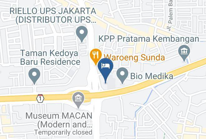 West Jakarta - Gerbang Purnama Hotel Maps