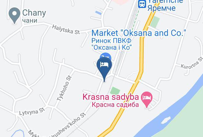 Yaremcha - Gerdan Hotel Maps