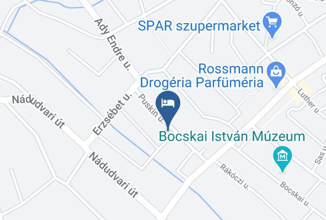 Hajduszoboszlo - Gergely Vendeghaz Maps