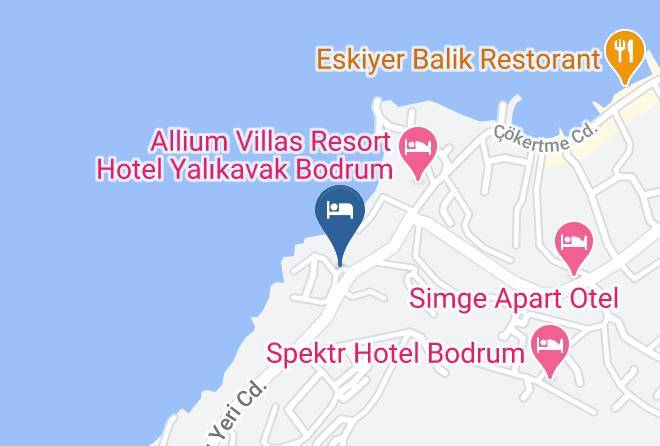 Bodrum - Geris Sunset Evleri Maps