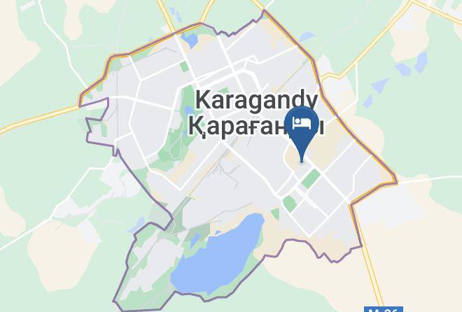 Karaganda - Germes Hotel Maps