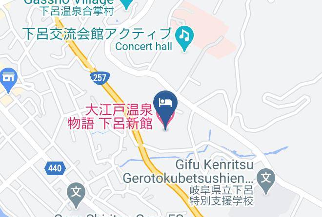 Gero City - Gero Kanko Hotel Maps