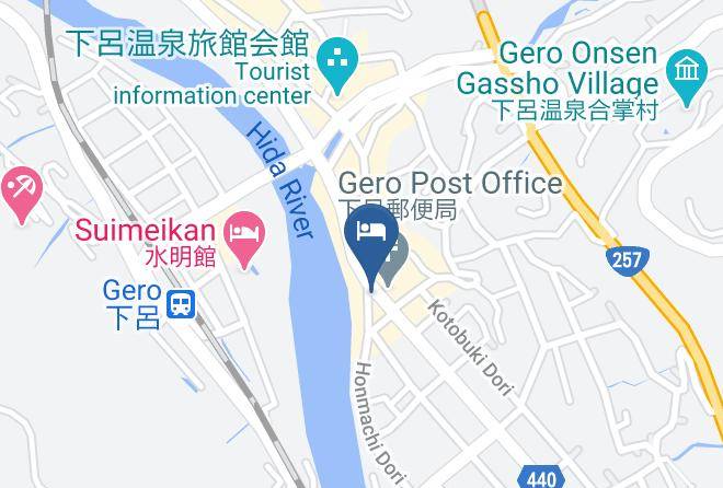 Gero City - Gero Onsen Masuya Maps