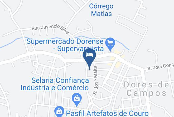 Dores De Campos - Gervan Hotel Maps