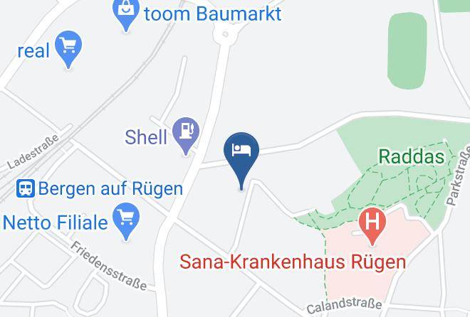 Vorpommern Rugen - Hotel Gesellschaftshaus Maps