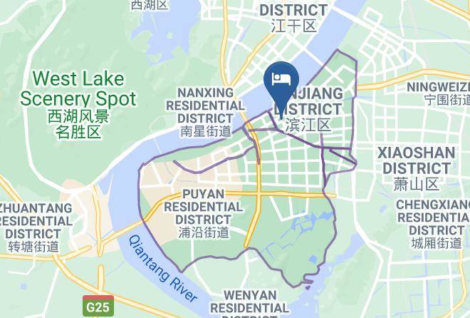 Hangzhou - Geshan Pinyue Hotel Maps