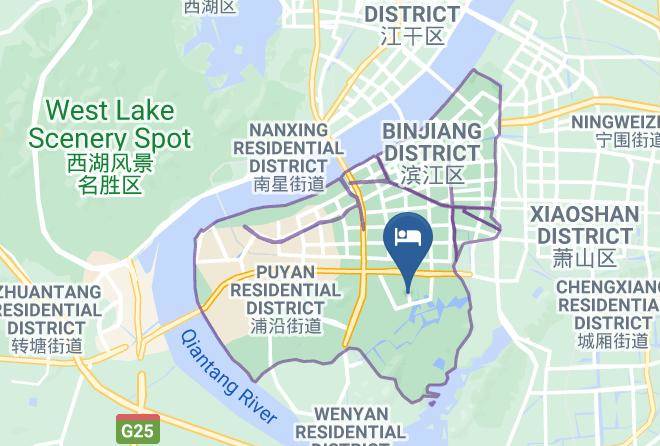 Hangzhou - Geshan Prince Hotel Zhejiang Maps