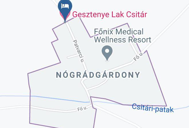 Csitar - Gesztenye Lak Csitar Maps