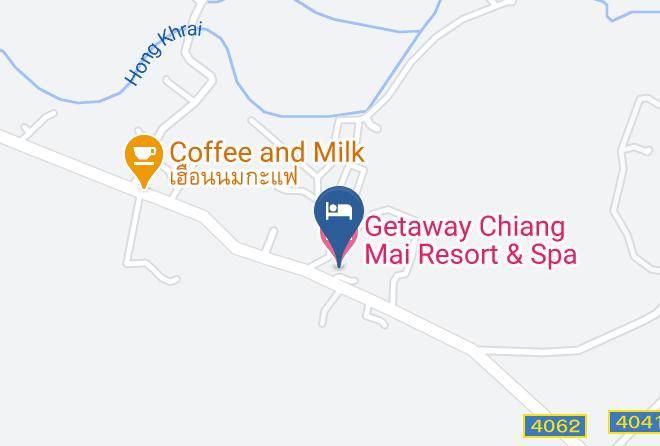 Amphoe Doi Saket - Getaway Chiang Mai Resort & Spa Maps