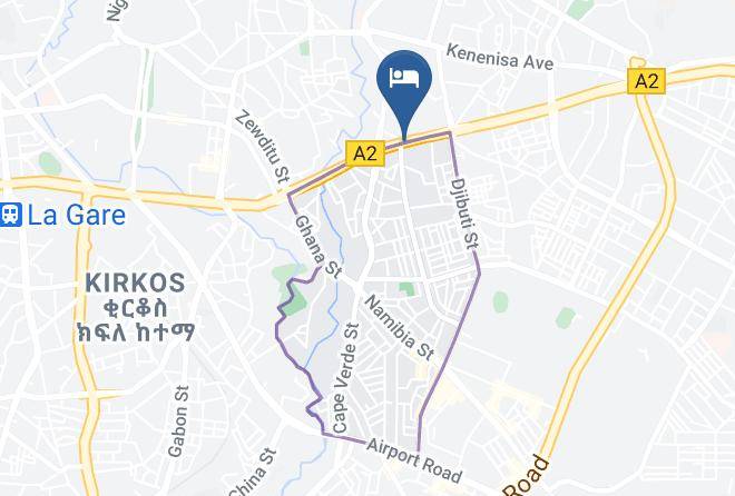 Addis Ababa - Getfam Hotel Maps