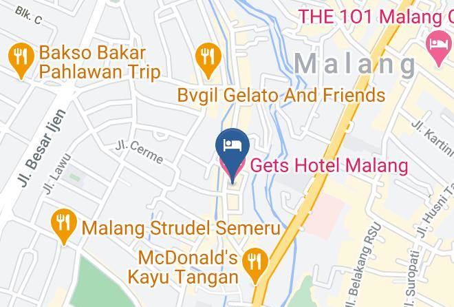Kota Malang - Gets Hotel Malang Maps