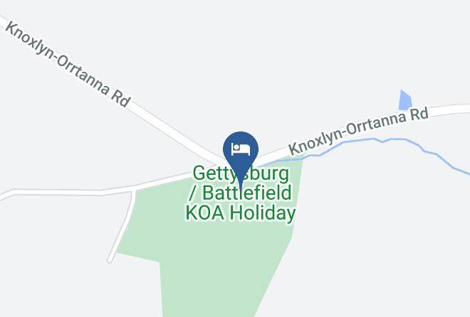 Adams - Gettysburg Battlefield Koa Holiday Maps