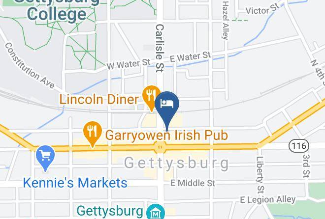 Adams - Gettysburg Hotel Maps