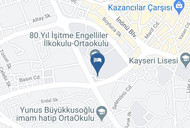 Melikgazi - Gevher Hotel Maps