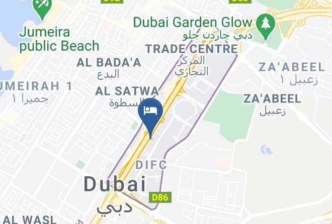 Dubai - Gevora Hotel Maps