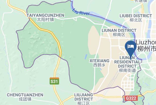 Liuzhou - Geziwei Hotel Liuzhou Railway Station Maps