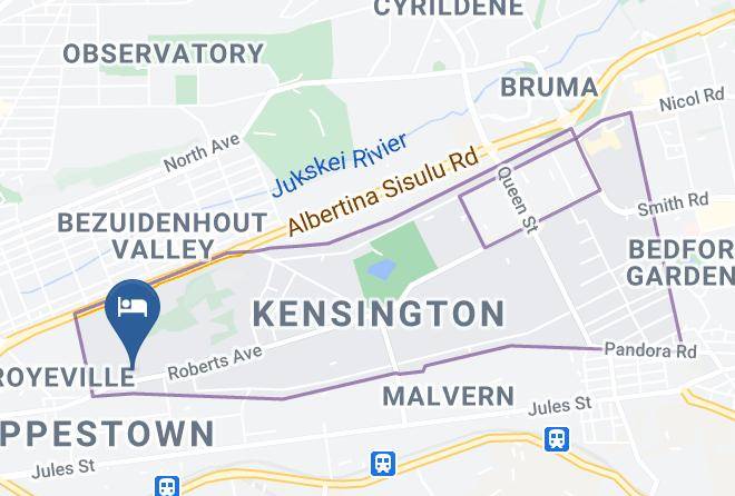 City Of Johannesburg - Ghandis Backpackers Maps