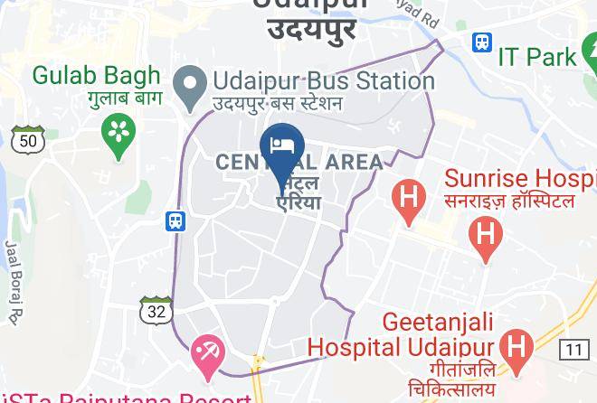 Udaipur - Gharana Bnb Maps