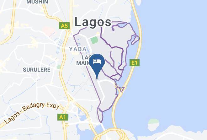 Lagos Mainland - Ghatview Hotel Maps