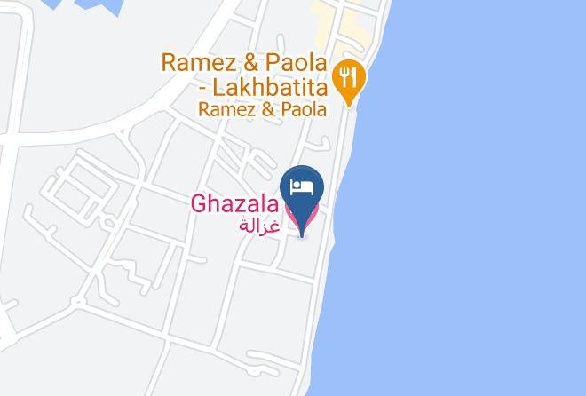 Ghazala Hotel Map