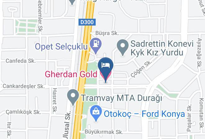 Selcuklu - Gherdan Gold Hotel Maps