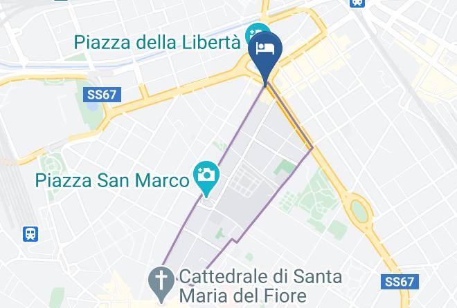 Florence - Hotel Genzianella Maps