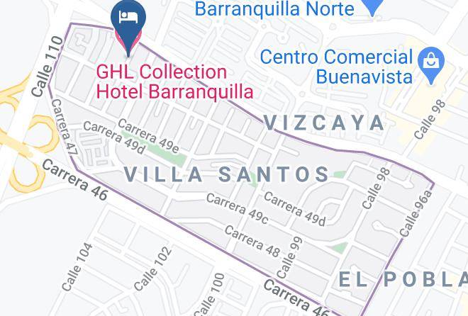 Barranquilla - Ghl Collection Hotel Barranquilla Maps