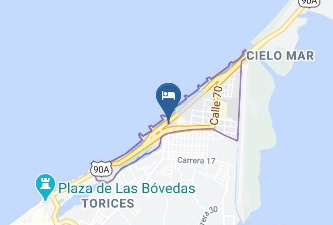 Ghl Relax Hotel Corales De Indias Map