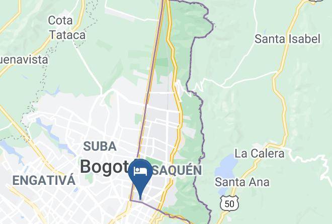 Bogota - Ghl Style Hotel Belvedere Maps